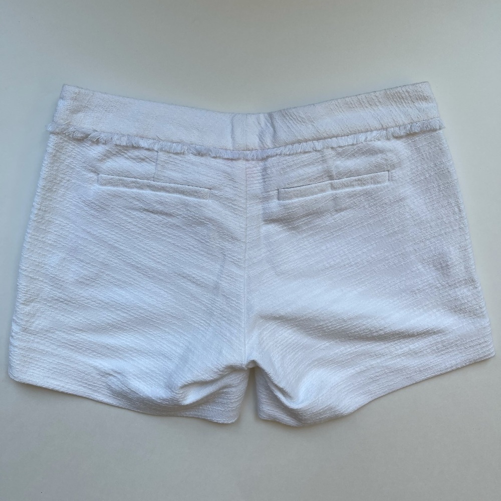 🎉HOST PICK🎉 Lilly Pulitzer white cotton/tweed/fringe shorts - Picture 9 of 14